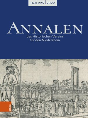 cover image of Annalen des Historischen Vereins für den Niederrhein 225 (2022)